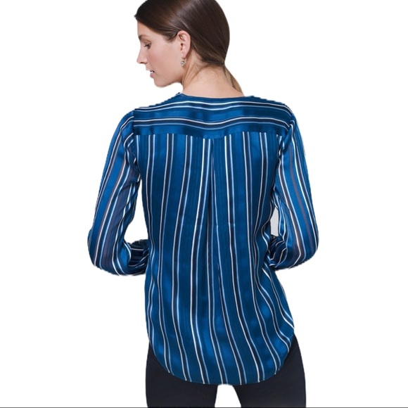 White House Black Market Stripe Surplice B… - Picture 2 of 4